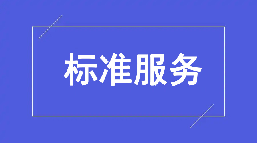 标准服务和整体解决方案